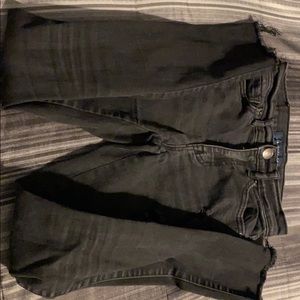 high waisted ankle jegging